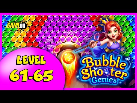 Bubble shooter Genies Gameplay | Levels 61-65