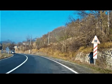 2 passaggi a livello di Prasco fino alla deviazione per Orbregno # railroad crossing # bahnübergang