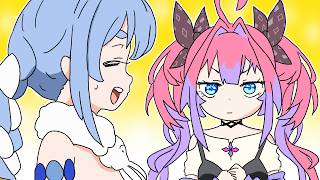 【手描き】夢グループのCMみたいになってしまうぺこらとヴィヴィの案件配信【兎田ぺこら/綺々羅々ヴィヴィ/ホロライブ/切り抜き】