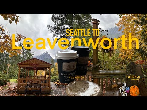 Seattle to Leavenworth | Fall Drive 🍁| Time lapse 🎥 | Sweet Disposition 🎵