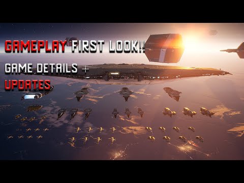 New Homeworld 3 Space Strategy Gameplay Released - Gameplay First Look!!  homeworld 3 gameplay!!