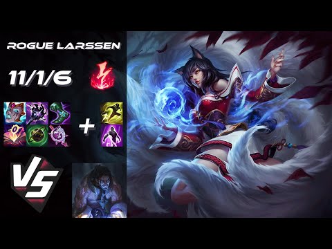 Rogue Larssen MID Ahri vs Sylas - EU Grandmaster Patch 25.S1.7