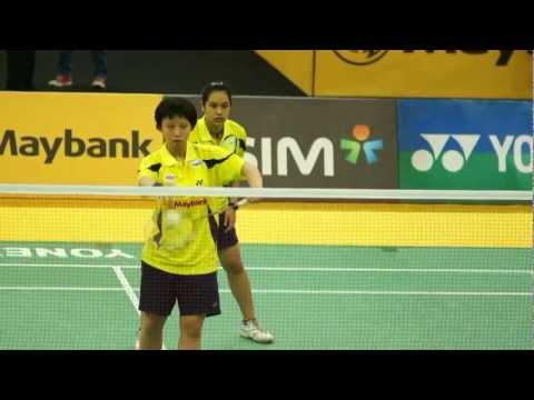 Maybank Malaysia Badminton Open 2013 #6 (WDQ - Anna/Lee Vs Teoh/Too)