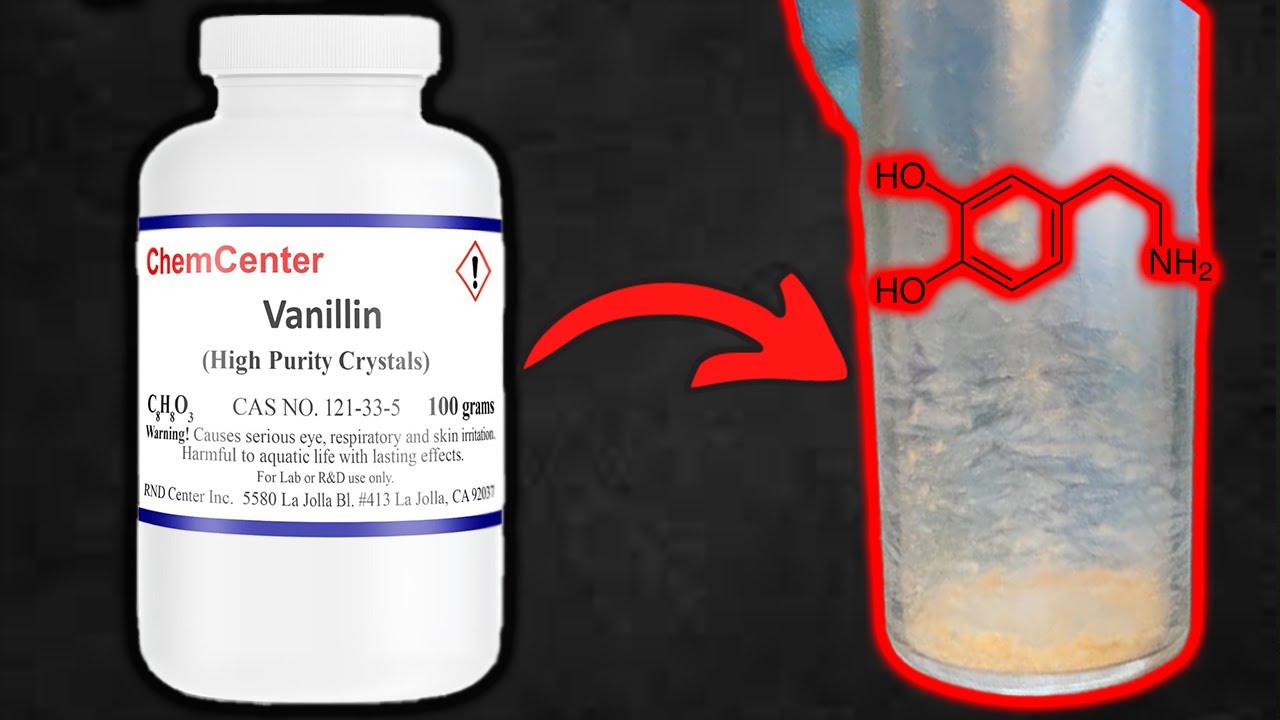 Turning vanilla flavoring into dopamine!