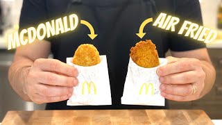Making McDonald's Breakfast Hash Browns At Home, But Air Fried