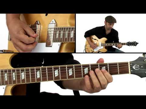 Swing Blues Guitar Lesson - Billy Boy: Solo 1 Performance - David Blacker