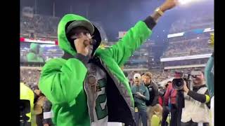 Meek Mill - Dreams &amp; Nightmares entrance at the Eagles game
