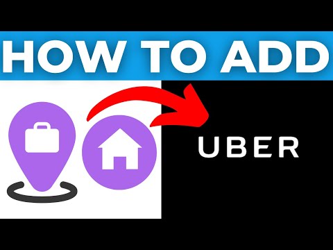 How To Add Work And Home Address in Uber App (2025)