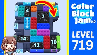 Soluzione del Livello 719 di Color Block Jam