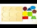 Learning Shapes And Geometric Shapes Geometry For Children Educational Toys