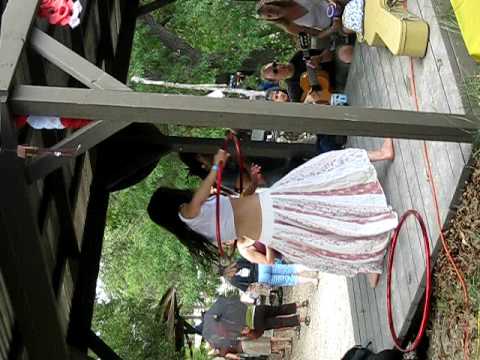 Hula Hoop Girl- Kerrville Folk Festival 2009
