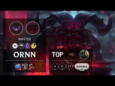 Ornn Top vs Gangplank - KR Master Patch 12.4