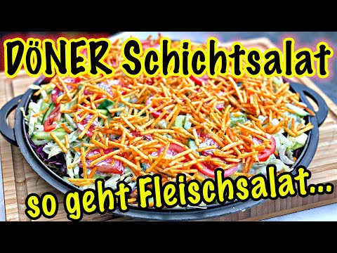 DÖNER SALAT der wohl leckerste Salat | The BBQ Bear