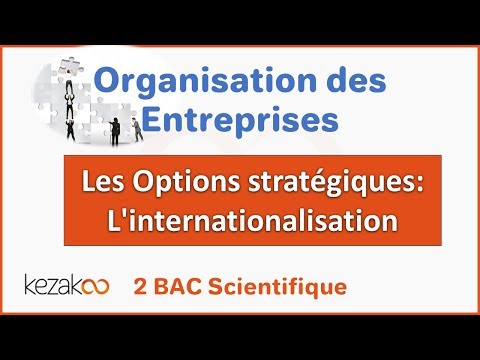 , title : 'Organisation des Entreprises 2 BAC | Les Options Stratégiques - l'internationalisation'