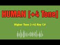 Rag'n'Bone Man Human Karaoke 12 tones _ Higher tone +4 _ Key C#