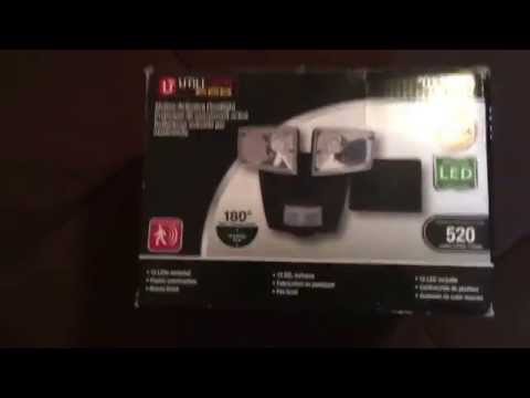 Utilitech Motion Activated LED Floodlight with Solar Panel