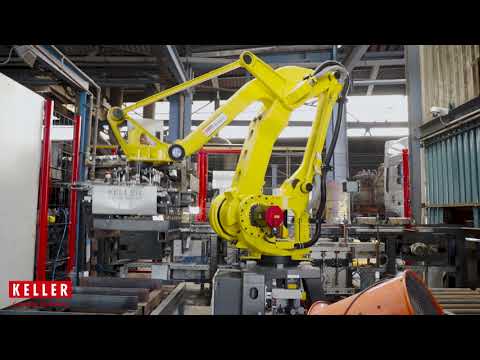 KELLER HCW - Palettierer für Aluminium-Masseln / Palletizer for aluminium ingots