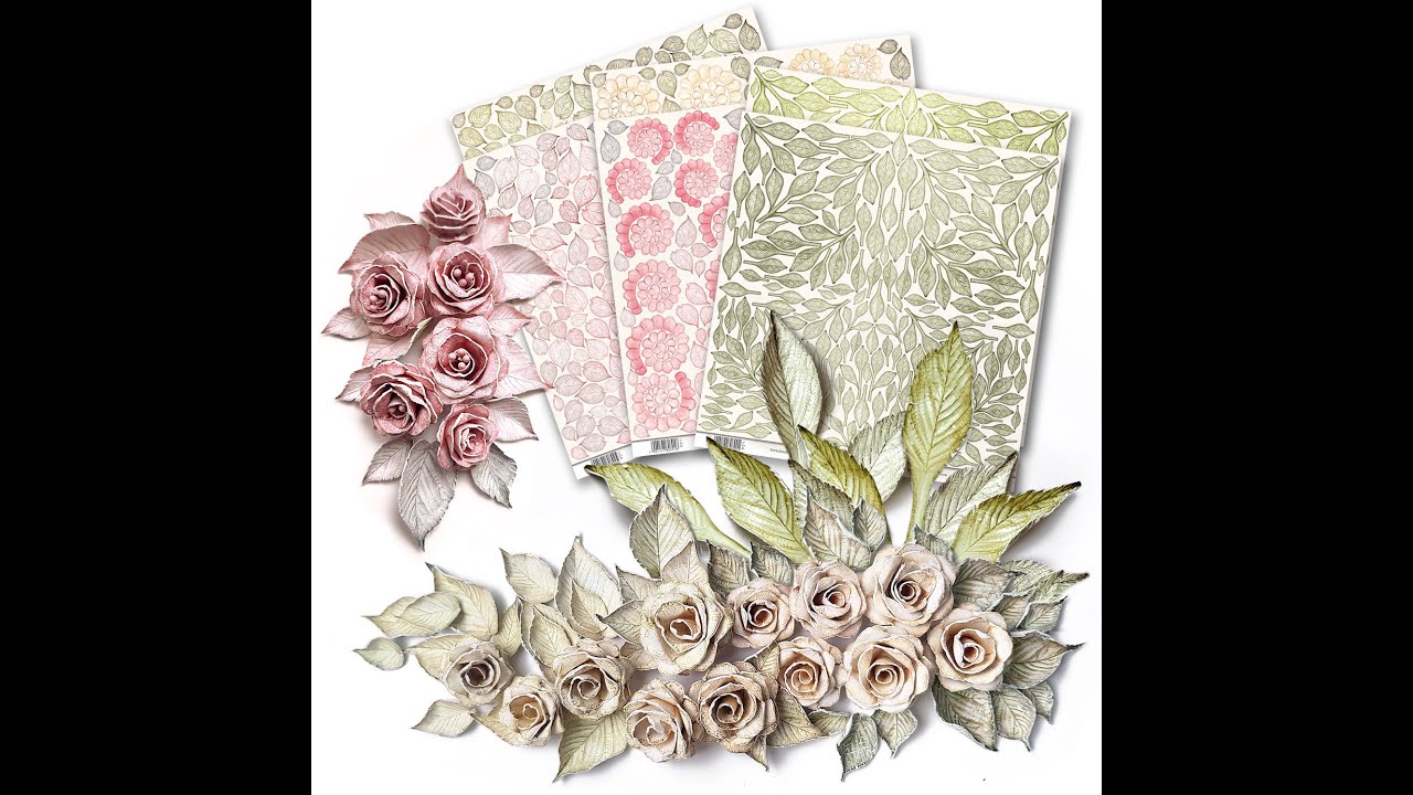 Paper Design Margaret: Summer Time/ Romantic Moments Roses & Leaves