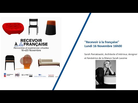 « Recevoir à la française selon Sarah Lavoine »