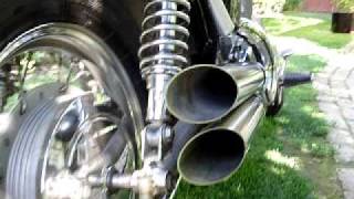 preview picture of video 'Yamaha Virago XV400 Stainless Custom Exhaust'