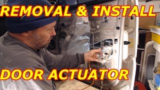 HOW TO REPLACE A CHEVY TAHOE DOOR ACTUATOR