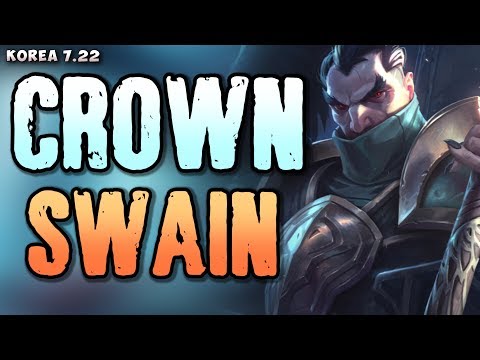 SSG Crown plays Swain mid v Malzahar (SKT Wolf) matchup - Korea 7.22