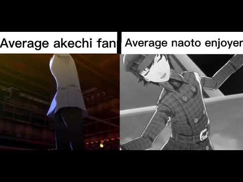 average akechi fan vs average naoto enjoyer