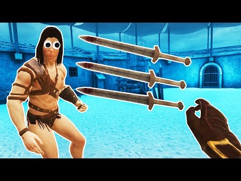 Throwing Swords with Telekinesis! - Blade and Sorcery Gameplay - VR HTC Vive