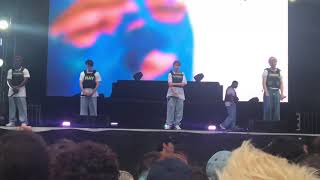 BROCKHAMPTON performing at Boston Calling - BLEACH