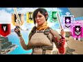 1v1 Vs EVERY Rank Using ONLY A Revolver Rainbow Six Siege
