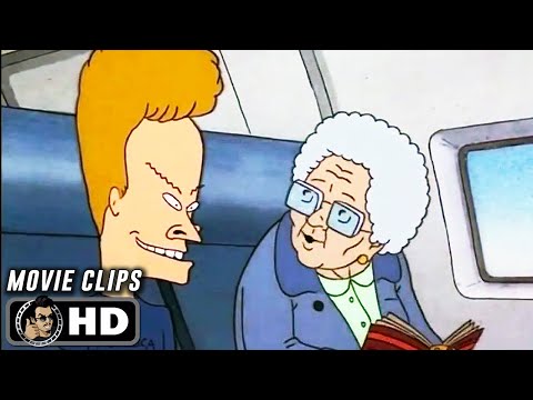 BEAVIS AND BUTT HEAD DO AMERICA "Plane Ride" Clip (1996)