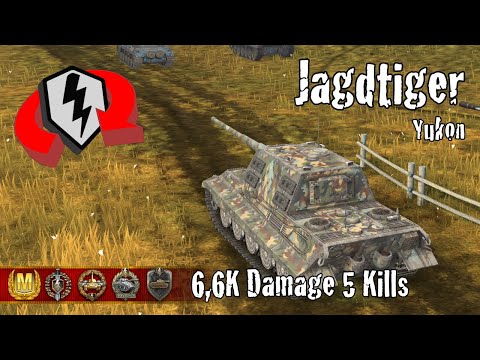 Jagdtiger  |  6,6K Damage 5 Kills  |  WoT Blitz Replays