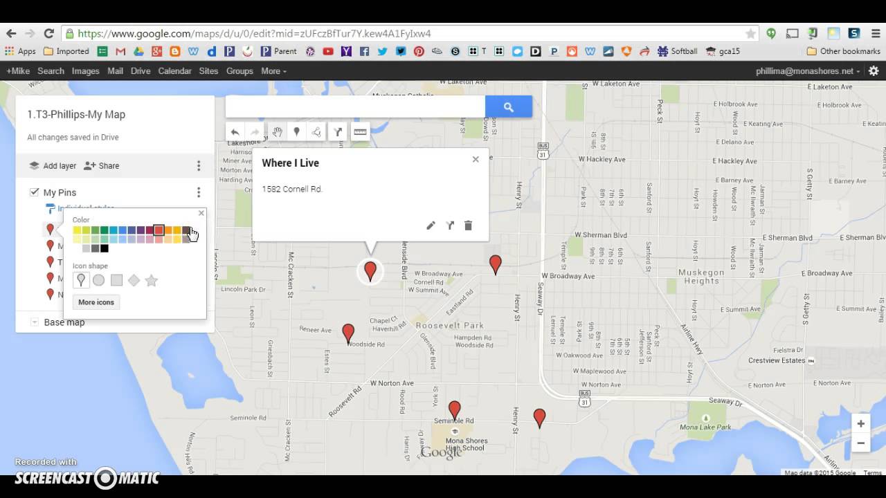 Editing the Pins/Markers on your Google Map