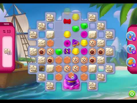 HomeScapes Level 4692 no boosters (14 moves)