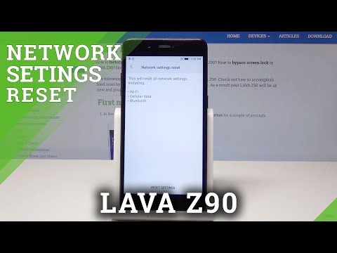 How to Reset Network Settings in LAVA Z90 - Restore Default Network