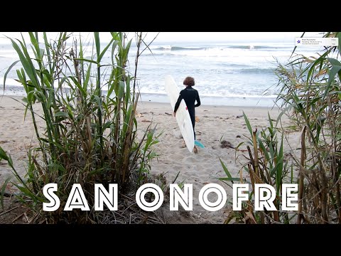 Limpyo nga surf sa San Onofre