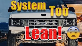 Ford E-350 Econoline Van Check Engine Light with P0171 and  P0174 System Too lean Codes Diag and Fix