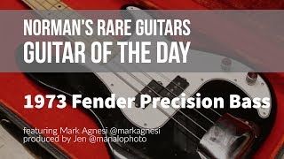 Video thumbnail for 1973 Fender Precision Bass | Guitar of the Day by Normans Rare Guitars