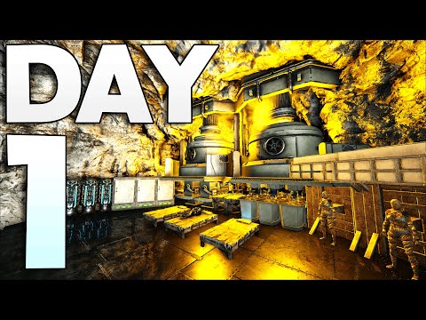 DUO Claiming Carno Cave on Day 1 - ARK