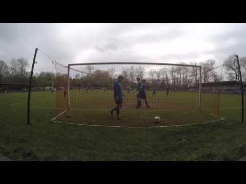 Hanworth Villa second goal vs Cockfosters FC in the Middlesex Senior Charity Cup