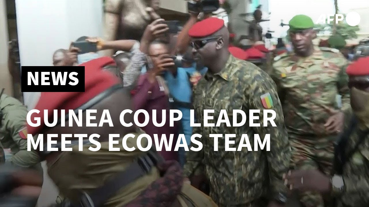 Guinea: Colonel Doumbouya arrives to meet ECOWAS delegation | AFP