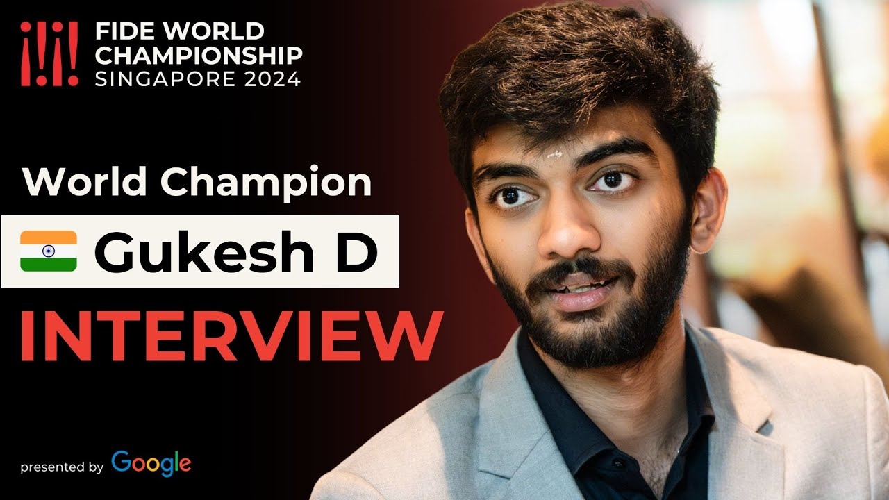 🇮🇳 GUKESH D: "Deep down I’m still this kid who loves chess..." | Interview with 18th World Champion