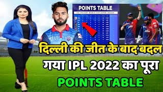 Points Table Ipl 2022 Today | KKR vs DC After Match Points Table | Dc vs Kkr Live | Points Table