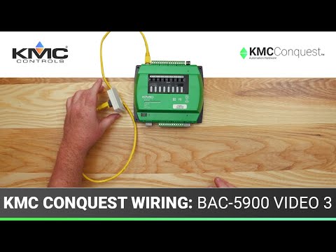 KMC Conquest Wiring: BAC-5900 Series Controllers