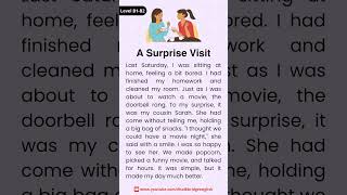 English #Story for Beginners – A Surprise Visit 👭| Learn English B1-B2