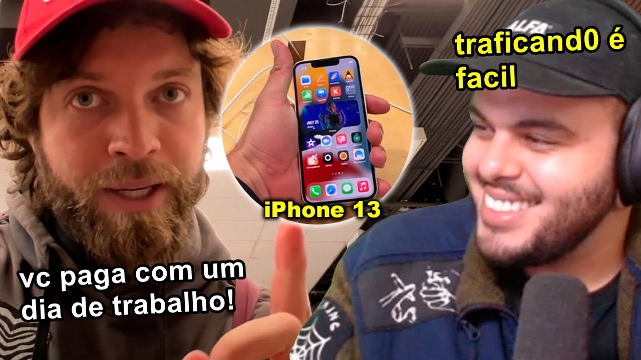 COMPRANDO IPHONE 13 COM UM DIA DE TRABALHO EM NOVA YORK - Maicon React