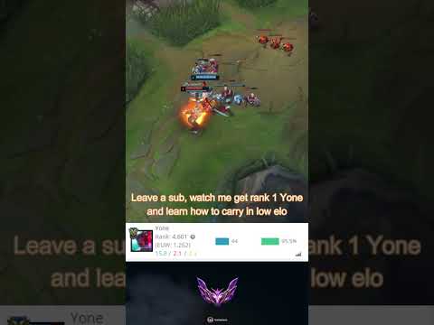 Watch Me get Rank 1 Yone and learn How to Carry