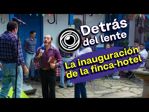 ¡Qué berraco, ome! Así se filmó la inauguración de la finca-hotel de Rigo