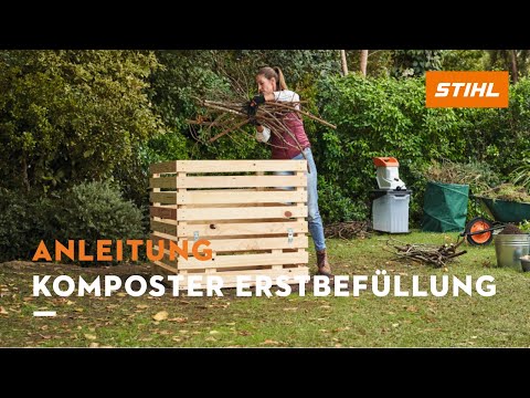 STIHL Garten-Tipps: Erstbefüllung vom Kompost | Anleitung