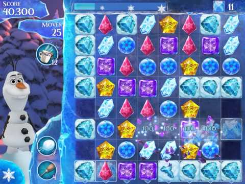 Frozen Free Fall Level 169 Live Action Play Walkthrough